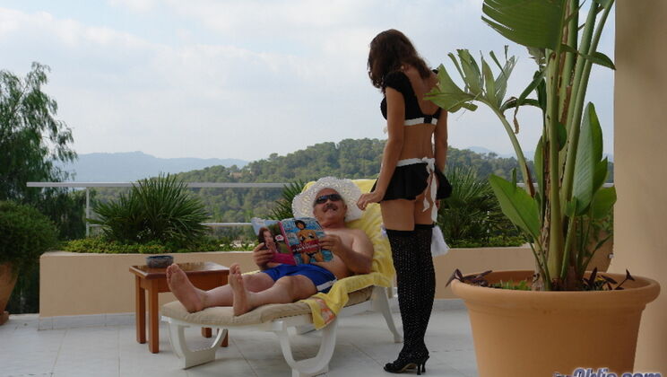 [Oldje] - Sexy Old Man Gustavo Fucks Young Yenna - Yenna - Gustavo