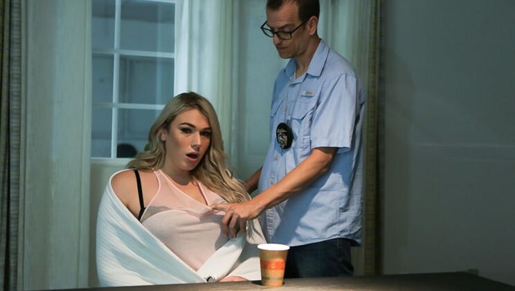 [TransSensual] - Chad Diamond and Aspen Brooks: Rough Sex Scene