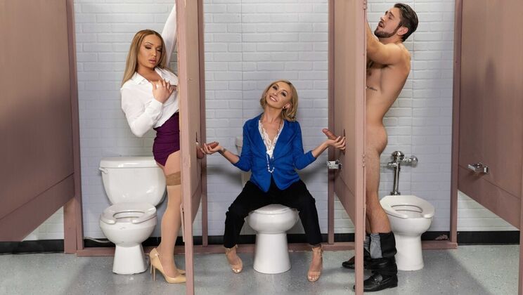 [TransAngels] - Stockinged Studs and Shemale Fun - Chloe Temple - Dante Colle - Winter XX Doll