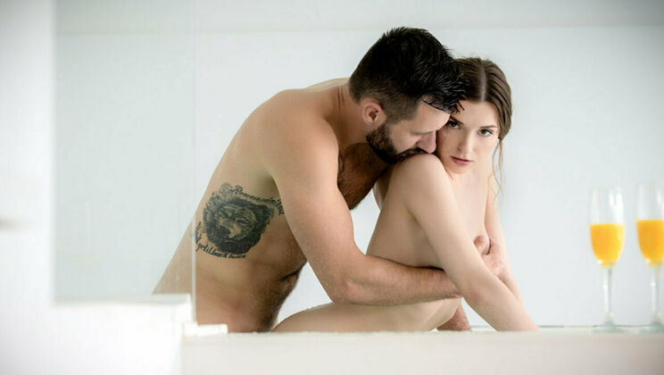 [SexArt] - Creampie and Doggystyle: A Brunette's Fantasy - Julietta - Lando Ryder