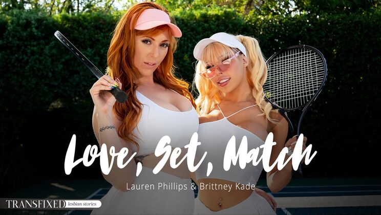 [Transfixed] - Hairy Pussies Get Licked in Wild Threesome - Lauren Phillips - Brittney Kade