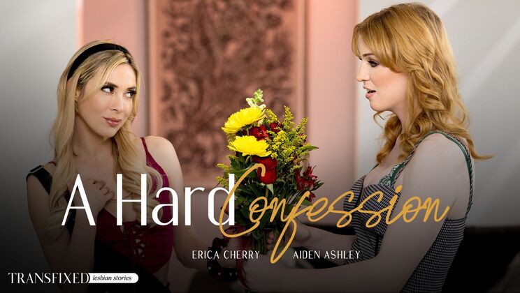 [Transfixed] - Confessing to a Blowjob with Blonde Aiden Ashley - Aiden Ashley - Erica Cherry