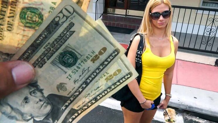 [BangBus] - Blonde Girl with Big Ass Sucks on Bus