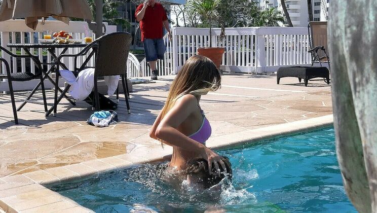 Blonde with Natural Tits Gets Her Pussy Banged