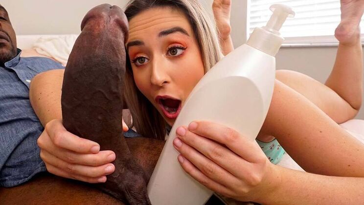 [BangbrosClips] - Stretching Brookie's Shaved Pussy in Doggystyle - Brickzilla - Brookie Blair