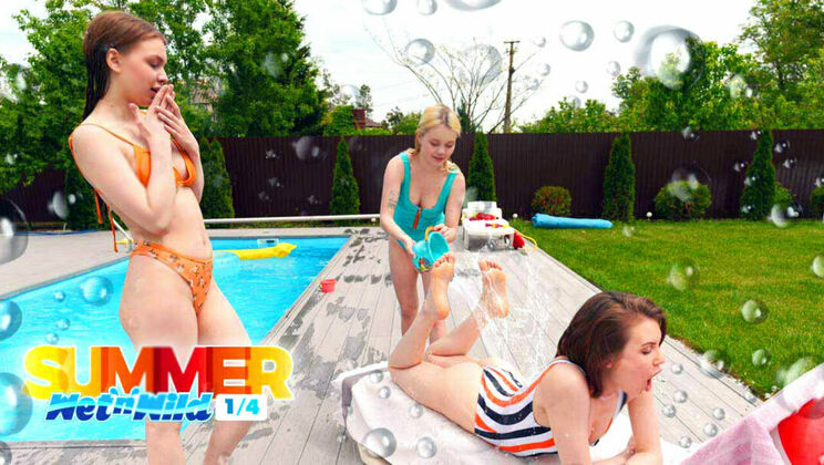 [ClubSweethearts] - Blonde Milka Wey in Outdoor Masturbation - Milka Wey - Lana Rose - Rebecca Nikson