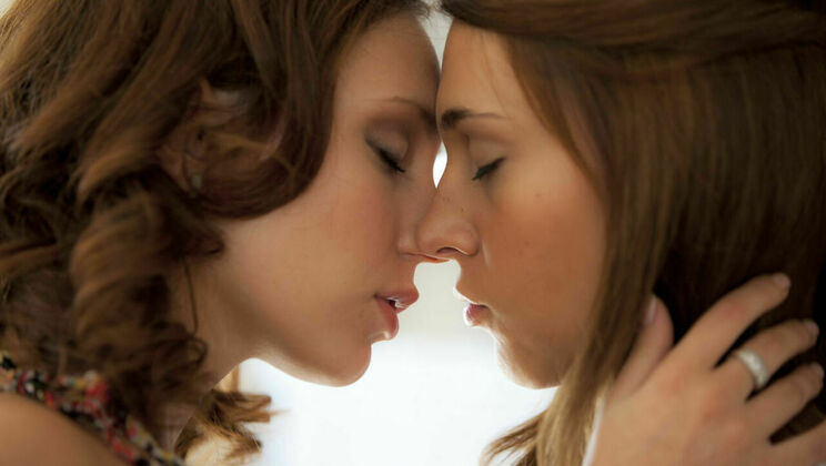 [SexArt] - Brunette Beauties Strip on the Beach - Alexis Brill - Nataly Von