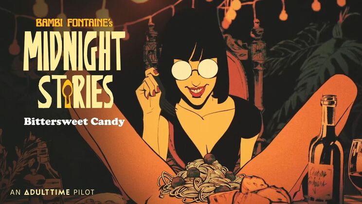 Cumshot Candy Bar with Big Tits