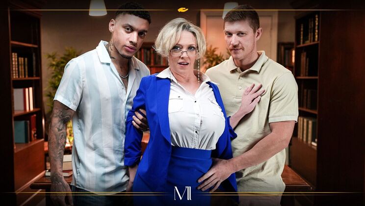 [ModernDaySins] - Big Tits, Bigger Cocks: A Library Blowjob Session - Oliver Flynn - Dee Williams - Air Thugger