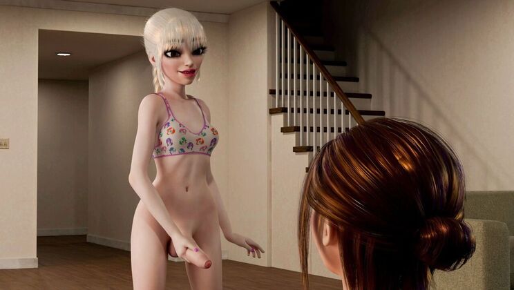 [AdultTimeAnimation] - Door 2 Door Old & Young Stepmom Threesome - Beata