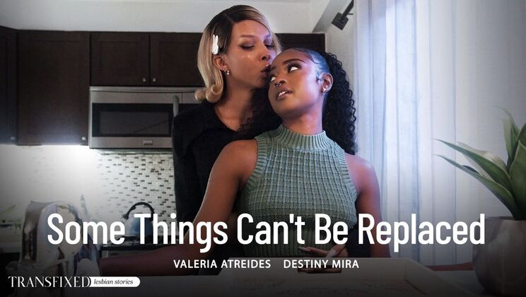 [Transfixed] - Pierced Brunette and Blonde Lesbian Kissing & Pussy Licking - Destiny Mira - Valeria Atreides