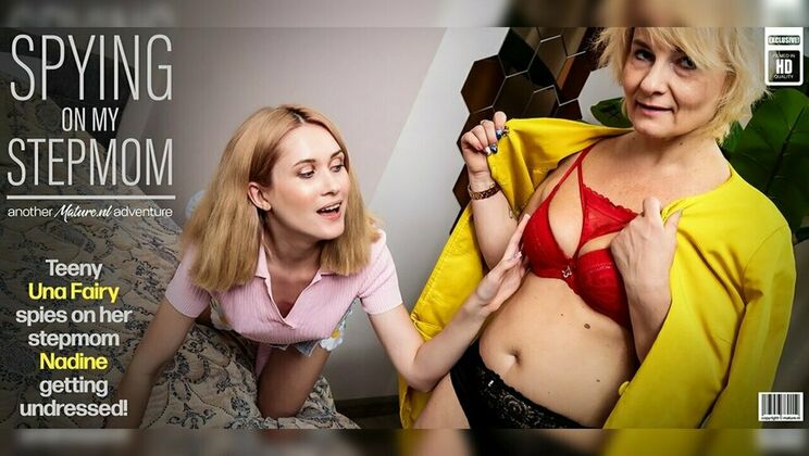 [Mature.nl] - Una Fairy Spying on Nadine Leads to Pussy Licking - Nadine - Una Fairy