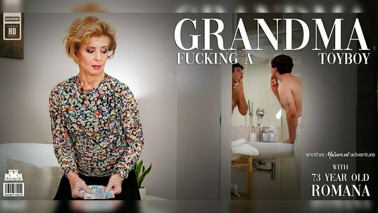 [Mature.nl] - Lenny Yankee Gives 73yo Romana a Blowjob in Heels