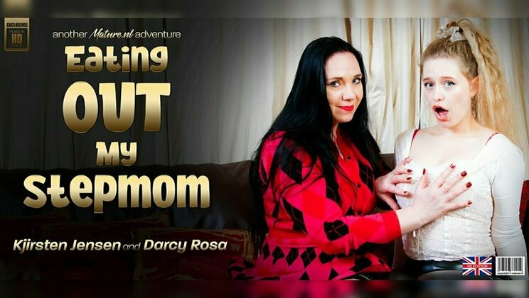 [Mature.nl] - Darcy Rosa Gives Stepmom Kjirsten Jensen a Pussy Licking to Remember