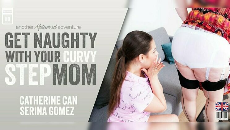 [Mature.nl] - Teen Serina Gomez and Stepmom Catherine Can in Intense Pussy Licking Session
