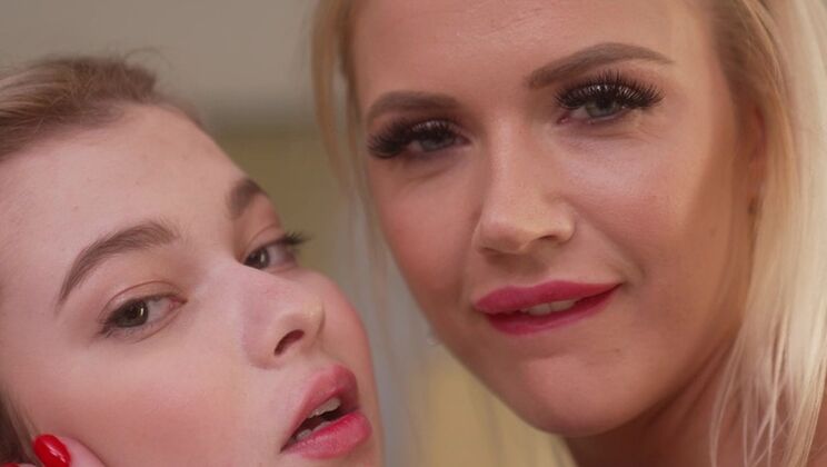 [NRXStudio] - Double Blowjob Action: Stepmom and Teenager - Leo Casanova - Kitty Li - Nick Morris - Meow Miu - Tim Monster Cock