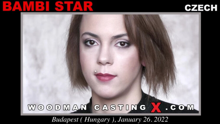 [WoodmanCasting] - Blowjob with Bambi Star