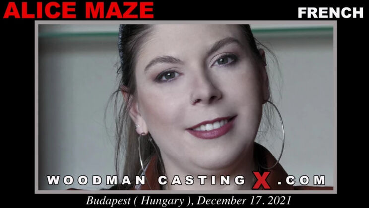[WoodmanCasting] - Alice Maze Deepthroat and Pissing Action - Alice Maze