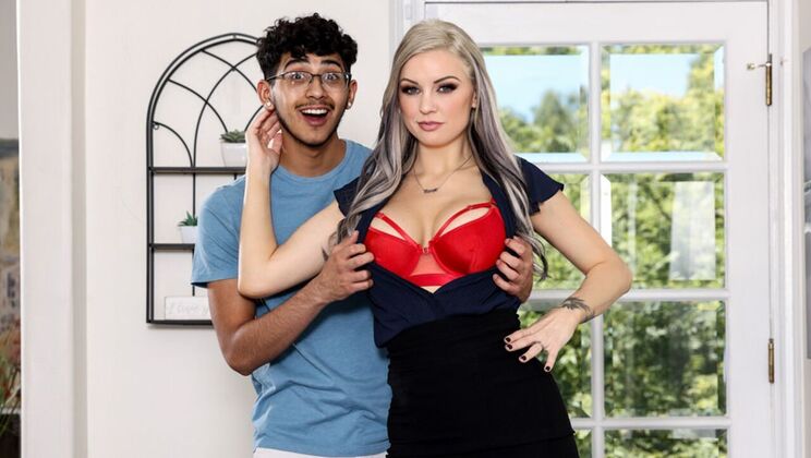 MILF Kenzie Taylor Tittyfucks Diego's Big Cock