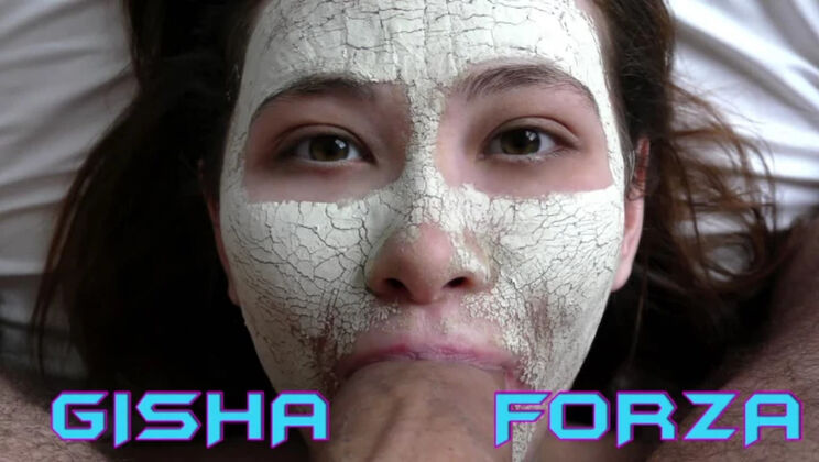 [WakeupnFuck] - Shaved Brunette Gisha Forza Blows - Gisha Forza