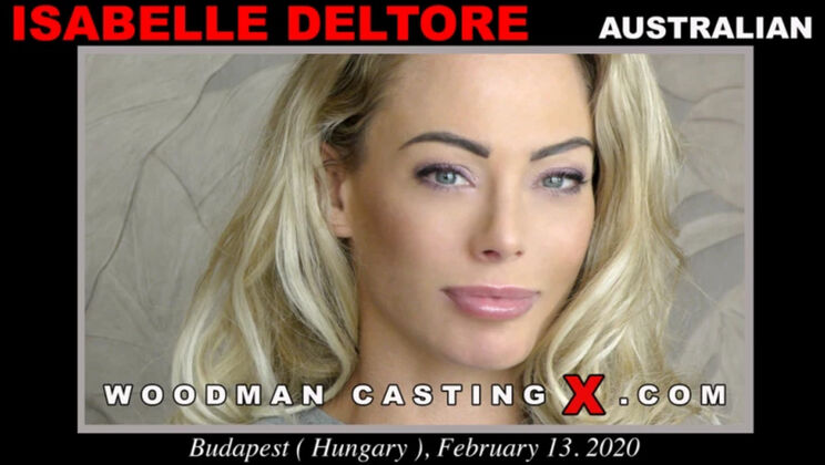 [WoodmanCasting] - Blonde Bombshell Isabelle Deltore in Anal Casting - Isabelle Deltore