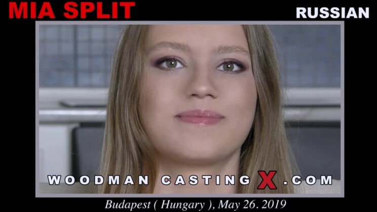 [WoodmanCasting] - Skinny Blonde Mia Split in Flexible Threesome - Mia Split