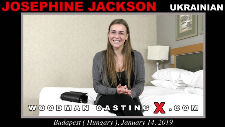 [WoodmanCasting] - Skinny Josephine Takes It All