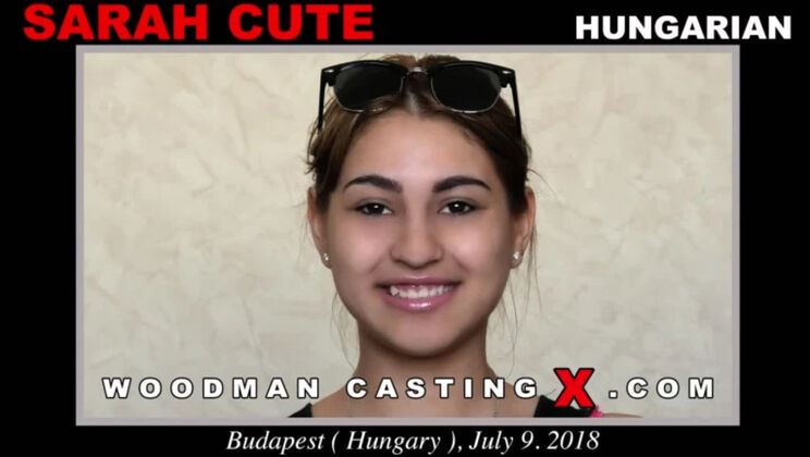 [WoodmanCasting] - Sarah Cute's Shaved Pussy Close-up