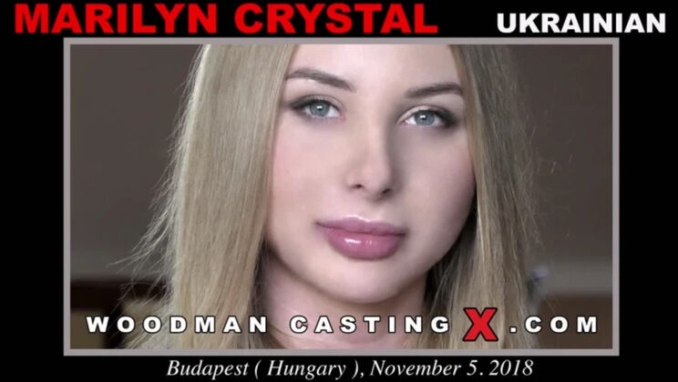 [WoodmanCasting] - Tall Blonde Marilyn Crystal Gets Pissed On