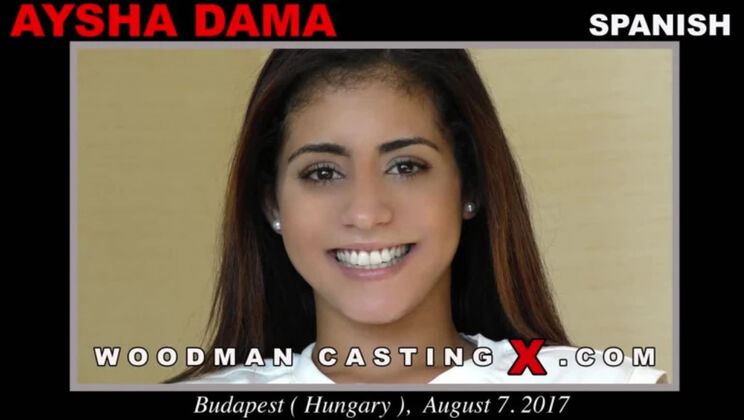 [WoodmanCasting] - Big Tits Aysha Dama Takes Cumshot After Deepthroat