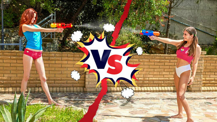 [ClubSweethearts] - Angel Rai Fingers Elise Moon in Outdoor Lesbian Action - Angel Rai - Elise Moon