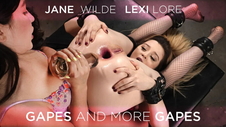 [EverythingButt(Kink)] - Jane Wilde and Lexi Lore's Skinny, Shaved Gaping Adventure