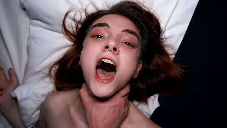 [PornForce] - Petite Brunette Gets Destroyed Hard - Rough Blowjob & Raw Sex - Martin Spell - Lina Sun