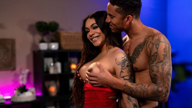 [TransSensual] - Hot Latina Shemale Eva Maxim Massage Turns Into Wild Sex