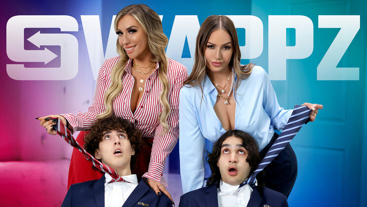 [MomSwap] - Foursome Fun with MILFs Desiree Dulce and Mia James - Desiree Dulce - Elias Cash - Mia James - Dylan Ledger