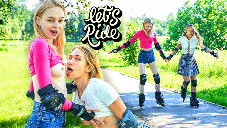 [ClubSweethearts] - Shaved, Skinny, and Hot: Rollerblading with Nika and Elloise - Nika Murr - Elloise Arti