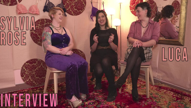 [GirlsOutWest] - Luca Meets Sylvia Rose: Lingerie and Conversation - Luca - Sylvia Rose