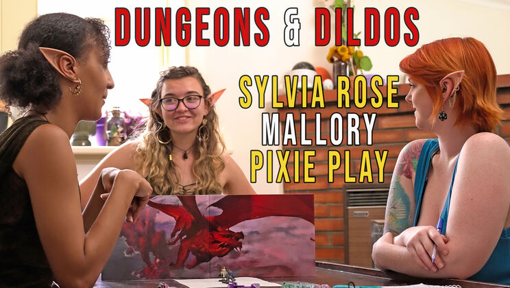 [GirlsOutWest] - Skinny Australian Babes Threesome Sex - Mallory - Sylvia Rose - Pixie Play