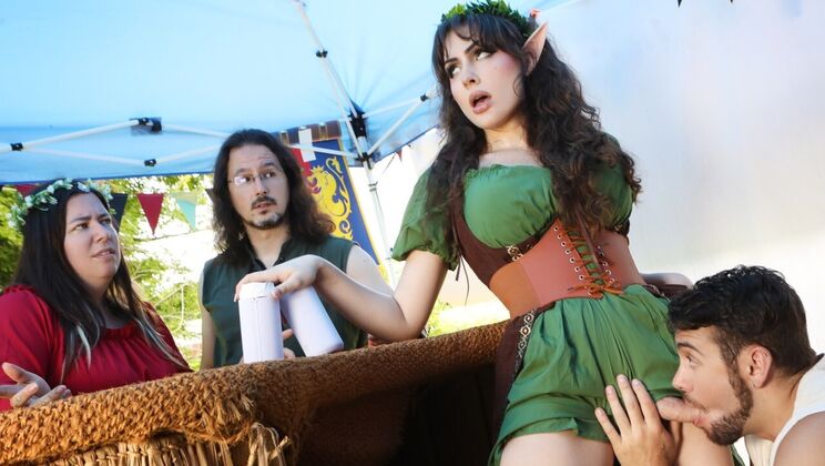 [TransAngels] - Renaissance Fair's Blowjob Bonanza with Dante Colle - Dante Colle - Rana Katana