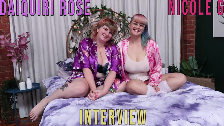 [GirlsOutWest] - Glasses & Big Boobs - Daiquiri Rose & Nicole G's Naughty Chat - Daiquiri Rose - Nicole G