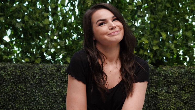 [NetGirl] - Double the Fun with Gemma's Blowjob Audition - Gemma