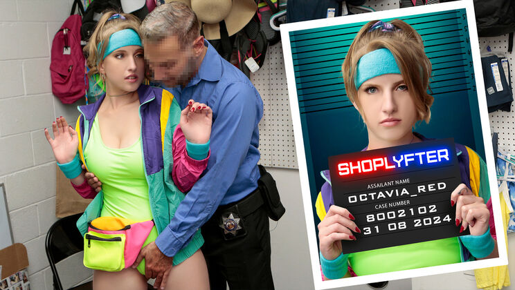 [Shoplyfter] - Spirit Week Debacle with Calvin Hardy and Blonde Octavia Red - Calvin Hardy - Octavia Red