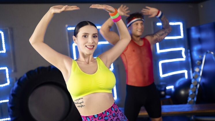 [FitnessRooms] - Liam Salvatore's Big Cock for Nelly Kent's Ass