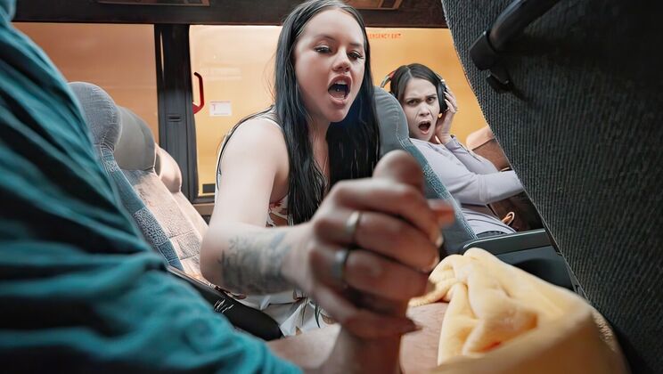 [MOFOS] - Wild Bus Ride Sexcapade - Kai Jaxon - Madalina Moon