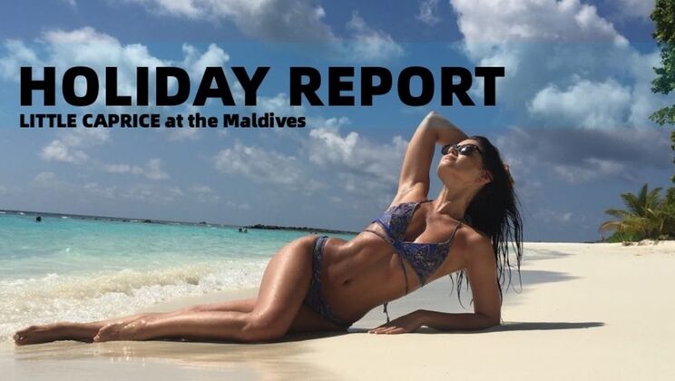 LittleCaprice's Hot Maldives Vacation with Marcello Bravo