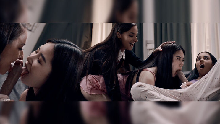 [FutanariXXX] - Amirah's Asian Blowjob - Amirah Adara - Black Angel - Rikako Katayama