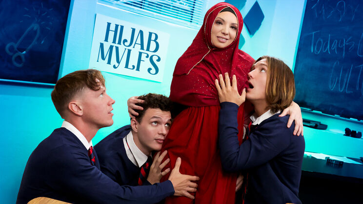 [HijabMylfs] - Pleasing Three Cocks as a Real Woman - Rion King - Kiki Daire - Josh Rivers - Axel Haze