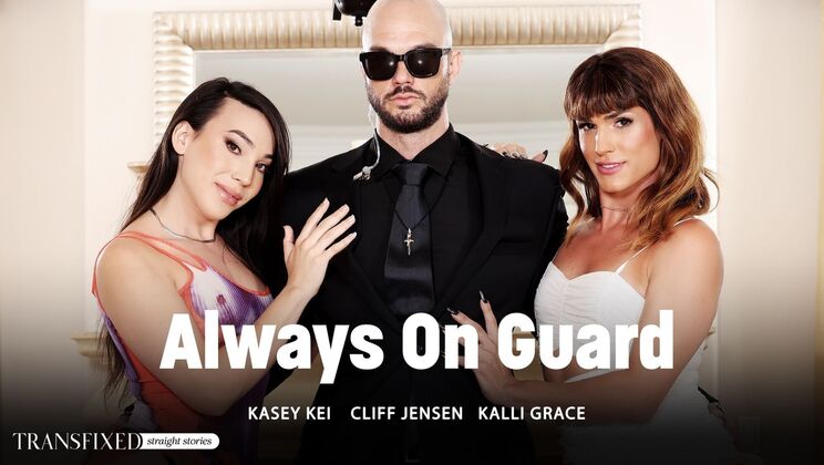 [Transfixed] - Guarding Her Anal Pleasure - Kasey Kei - Cliff Jensen - Kalli Grace