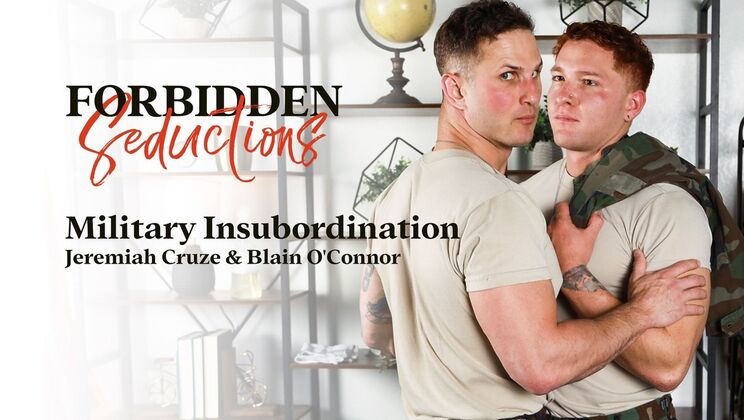 Military Men Kiss & Fuck: Tattooed Studs in Action