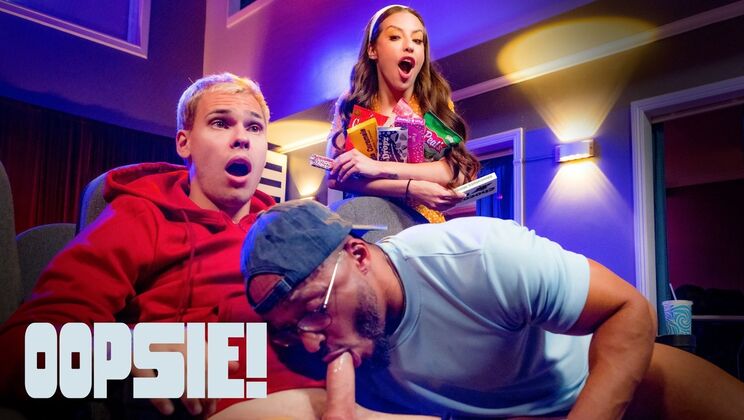 [Oopsie!] - Petite Brunette Gets Pounded – Dillon Diaz & Tony Sting Tag Team - Dillon Diaz - Spencer Bradley - Tony Sting